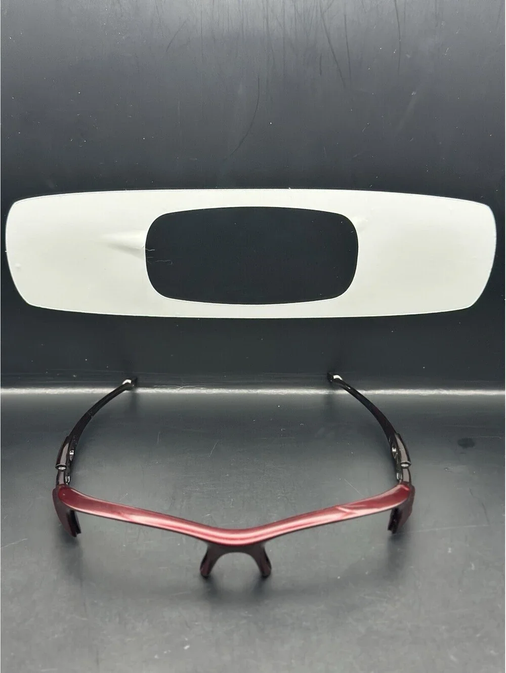 Oakley Flak Jacket Team Red/Dark Berry Frame